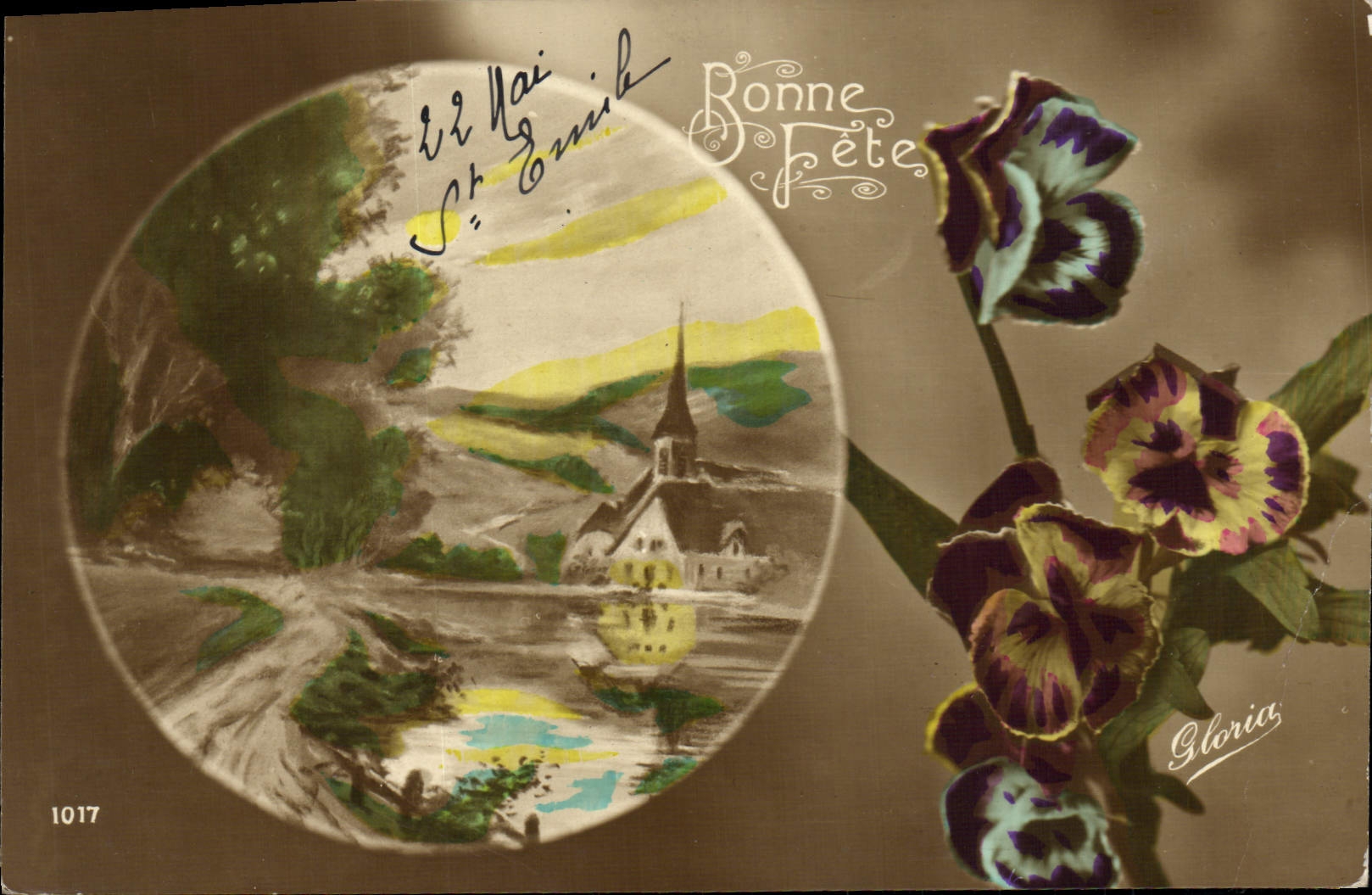 CPA Fantaisie Fleurs