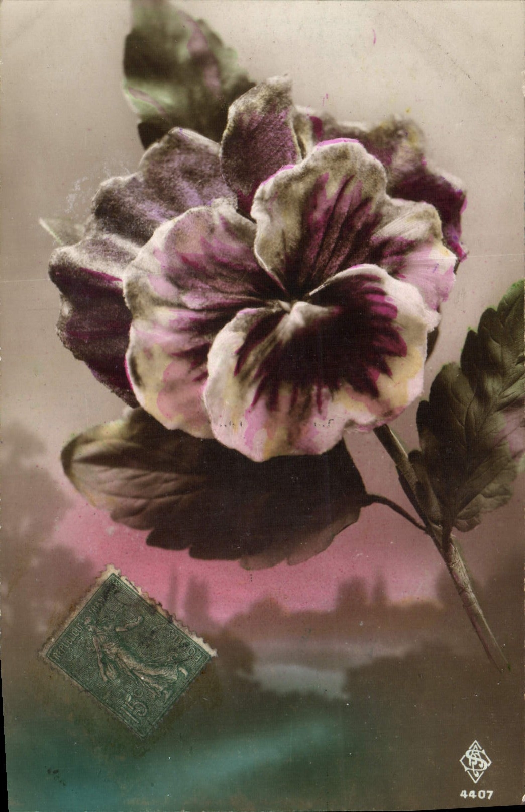 CPA Fantaisie Fleurs