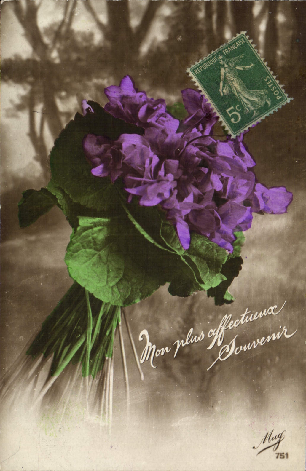 CPA Fantaisie Fleurs