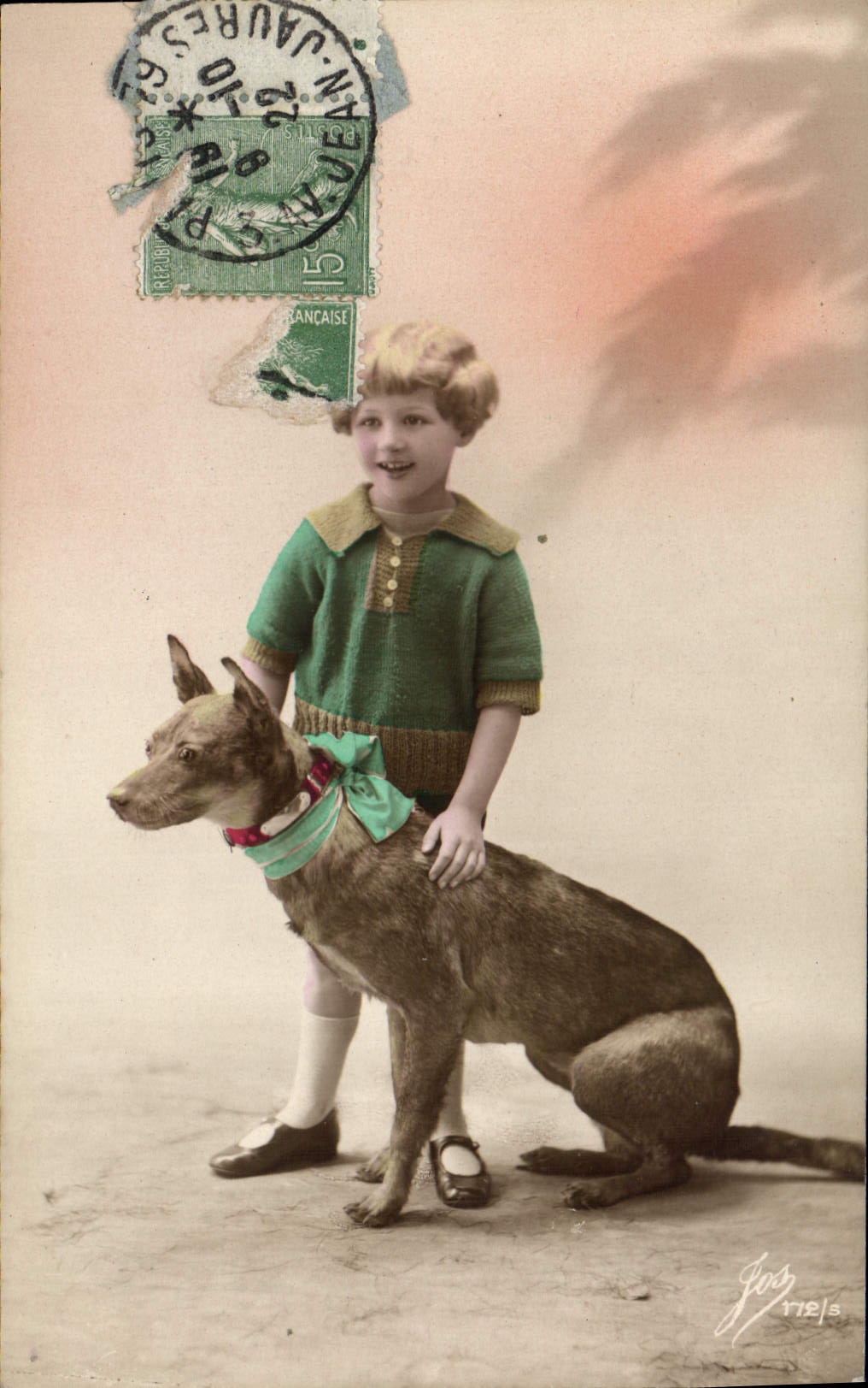 CPA Fantaisie Chien