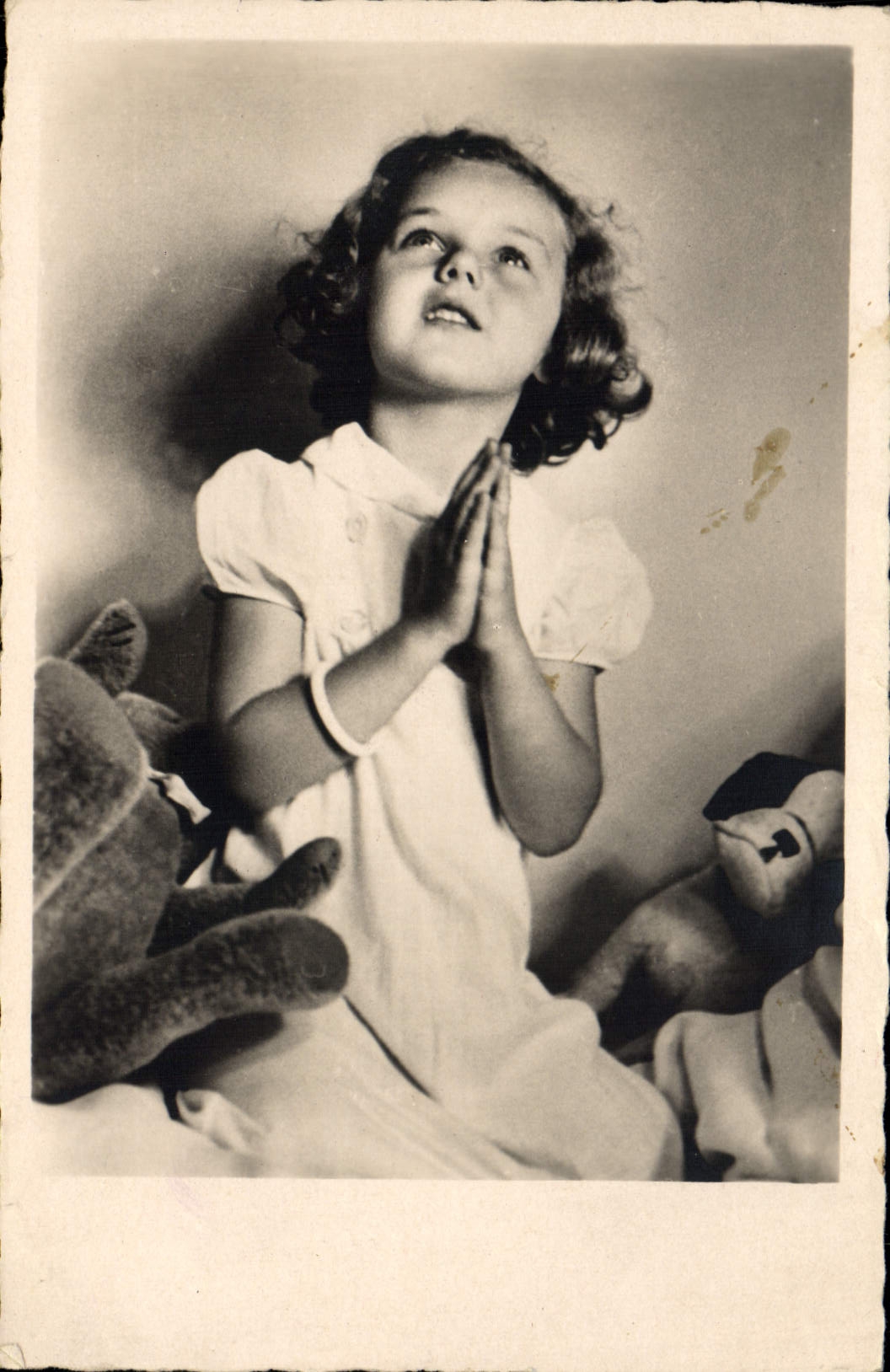 CPA Fantaisie Enfant Ours en peluche 