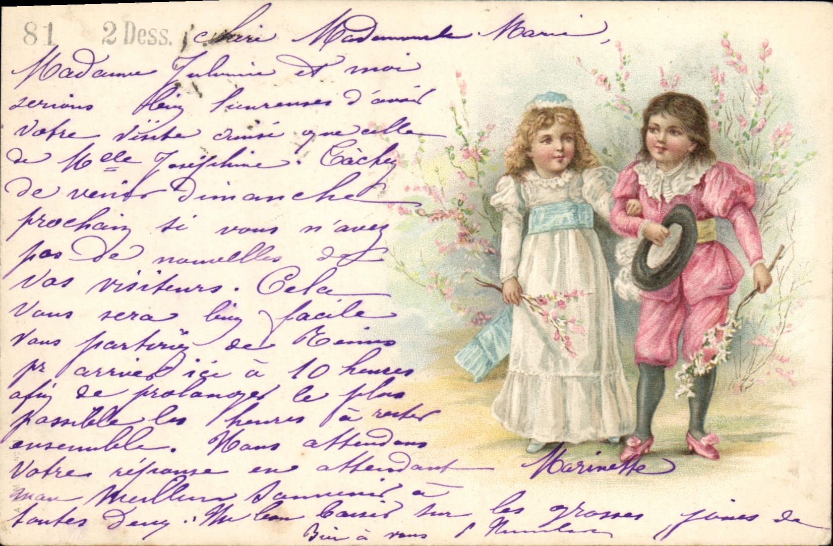 CPA Fantaisie Enfants