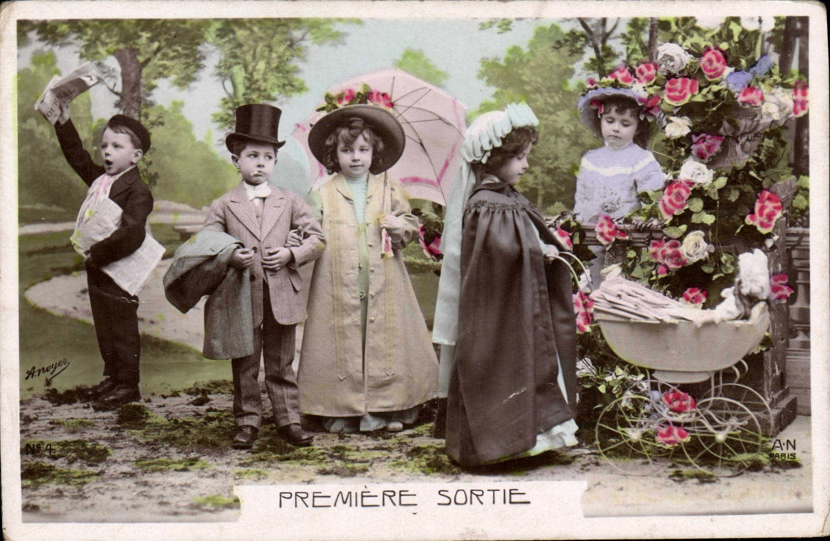 CPA Fantaisie Enfants