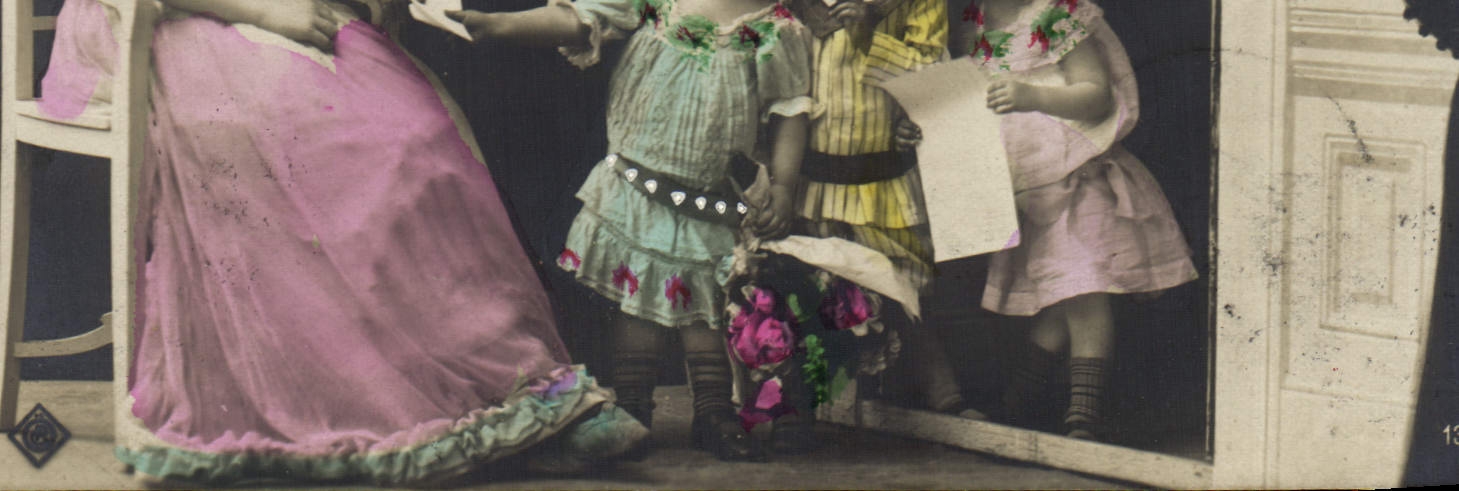 CPA Fantaisie Femme Enfants