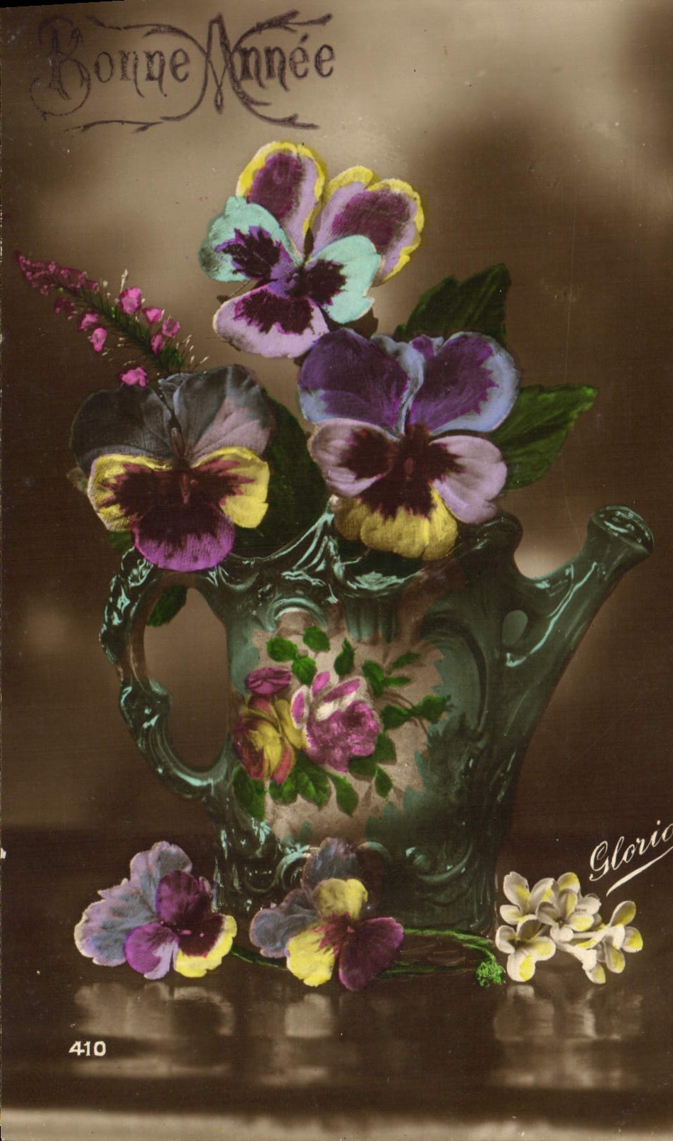 CPA Fantaisie Fleurs