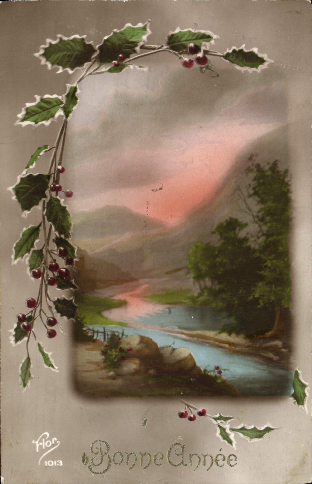 CPA Fantaisie Bonne annee