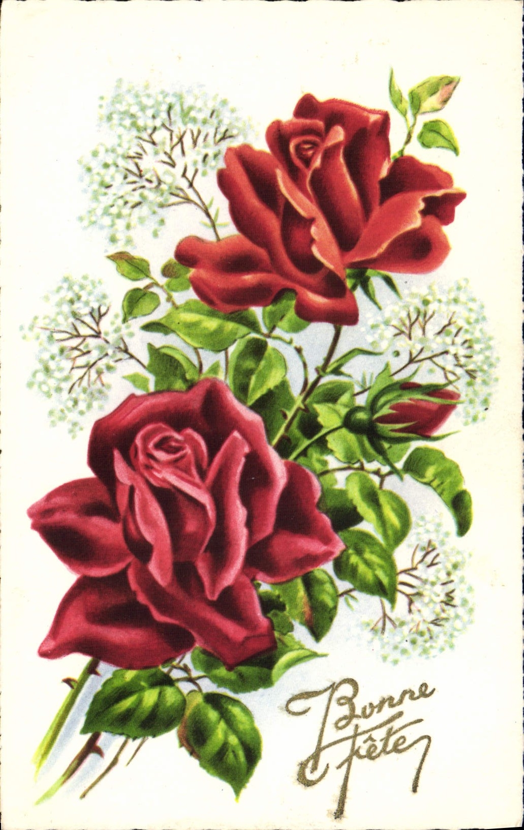 CPA Fantaisie Fleurs