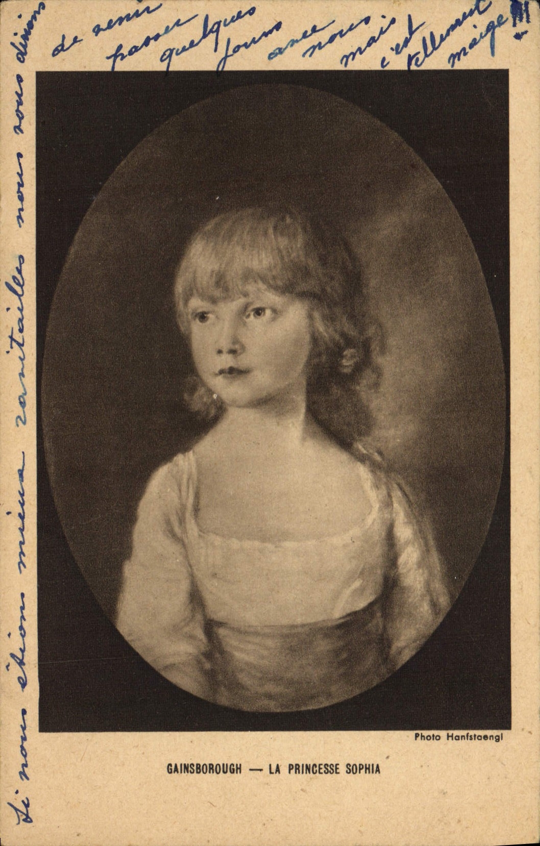 VINTAGE POSTCARD Gainsborough Fantasy the Sophia princess