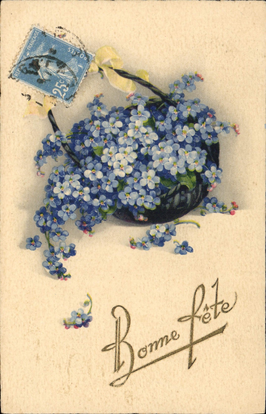 CPA Fantaisie Fleurs