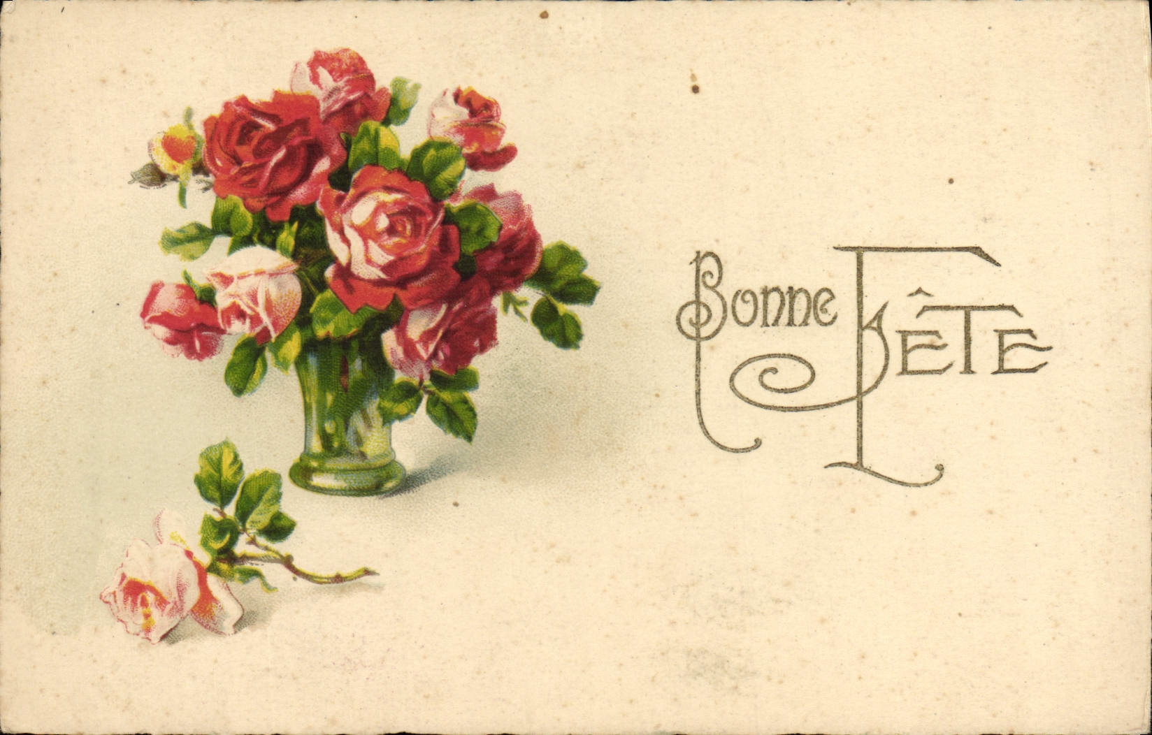 CPA Fantaisie Fleurs