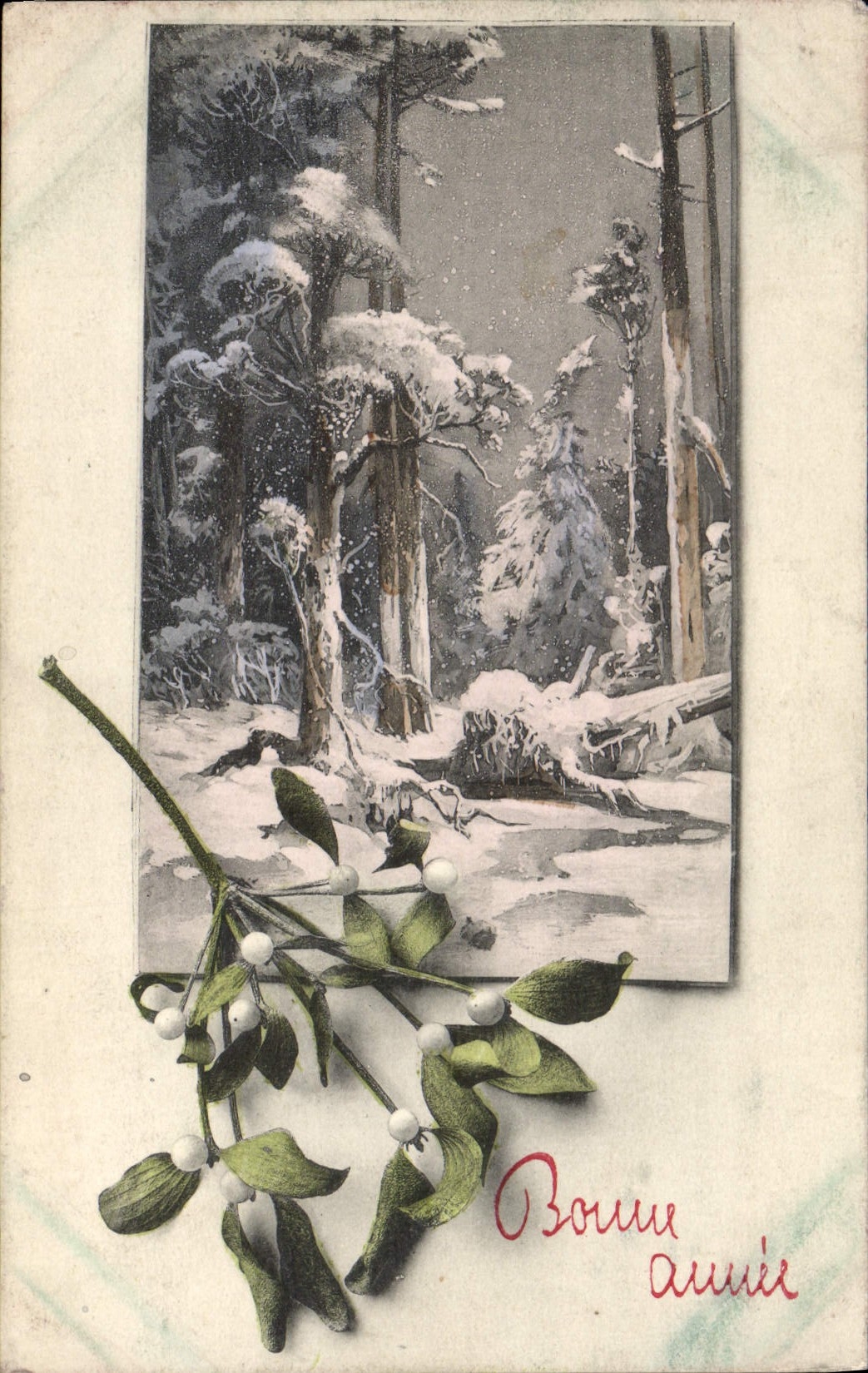 CPA Fantaisie Bonne annee