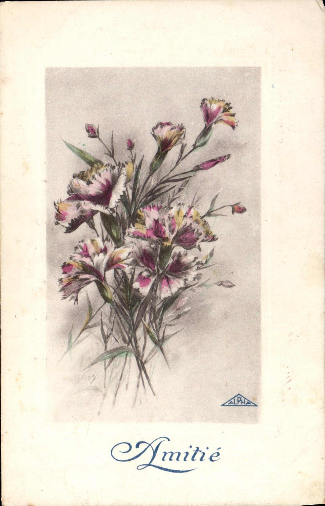 CPA Fantaisie Fleurs 