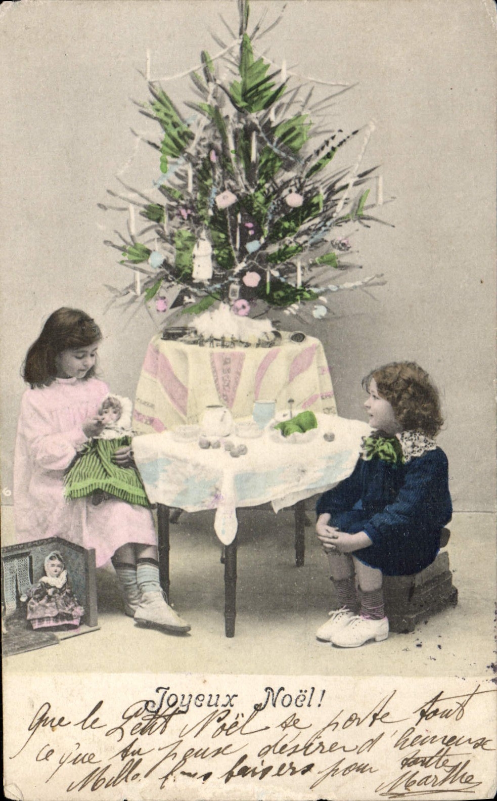 CPA Fantaisie Enfants Poupee