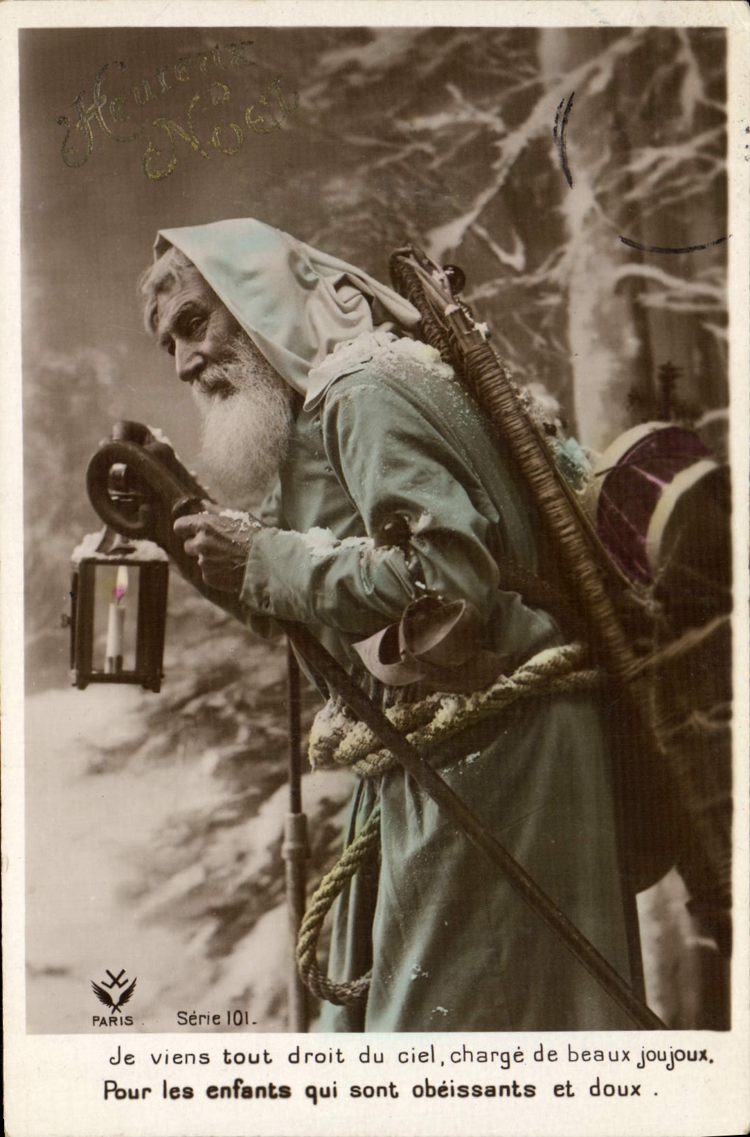 CPA Fantaisie Pere Noel