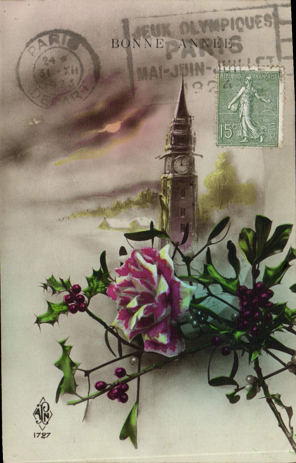 CPA Fantaisie Fleurs 