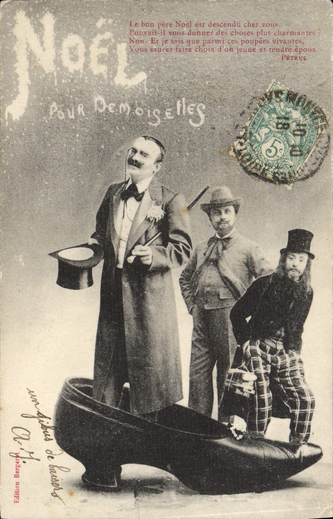 CPA Fantaisie Pere Noel 