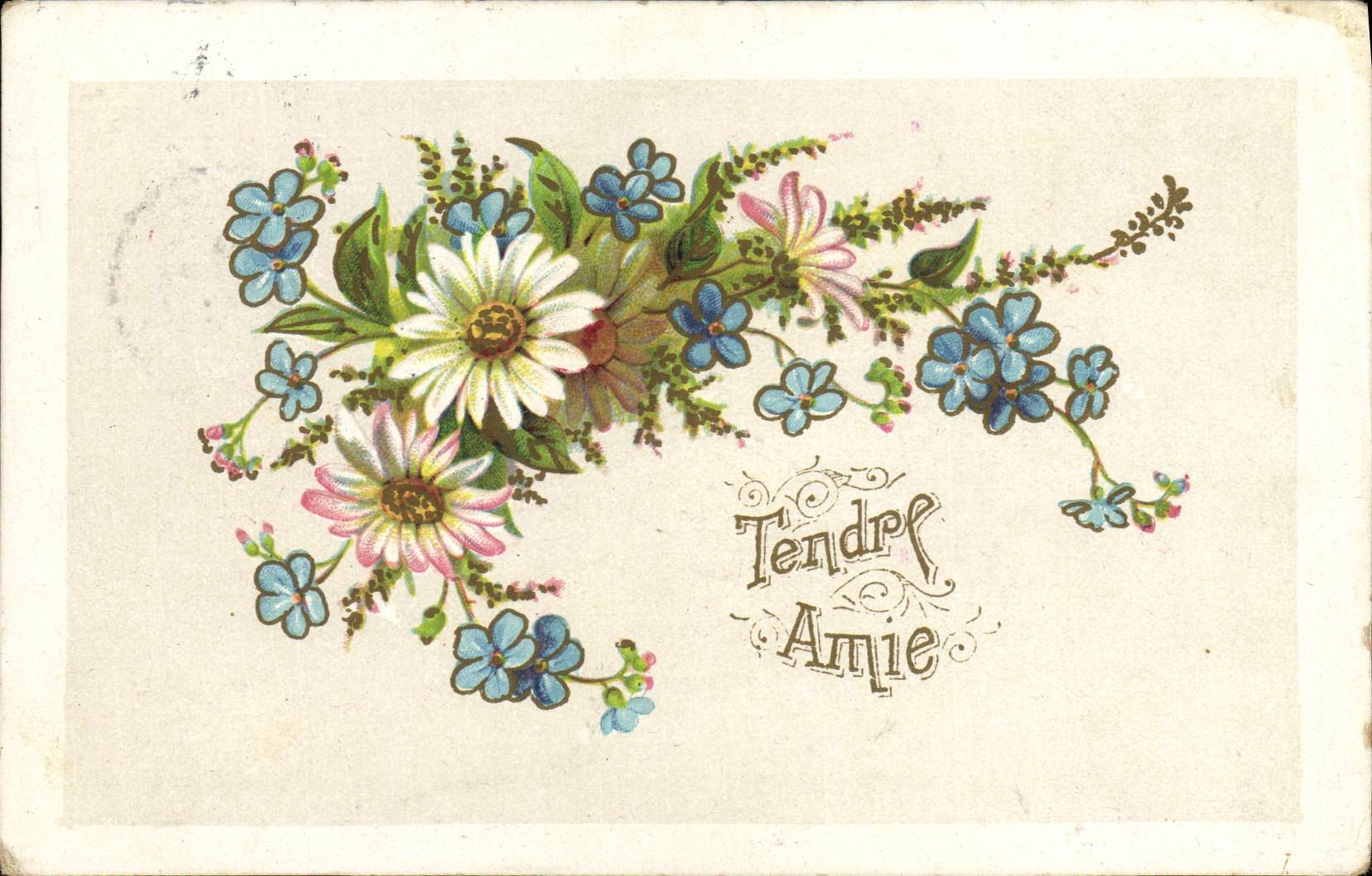 CPA Fantaisie Fleurs