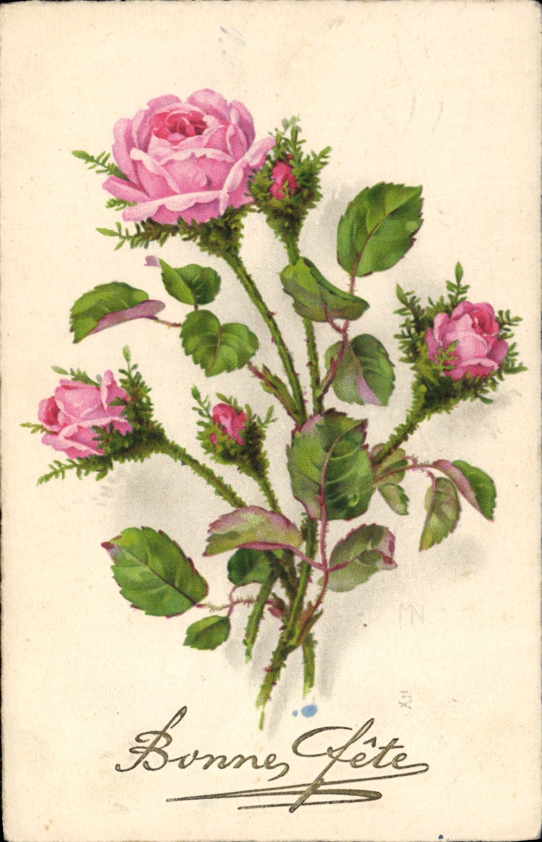 CPA Fantaisie Fleurs