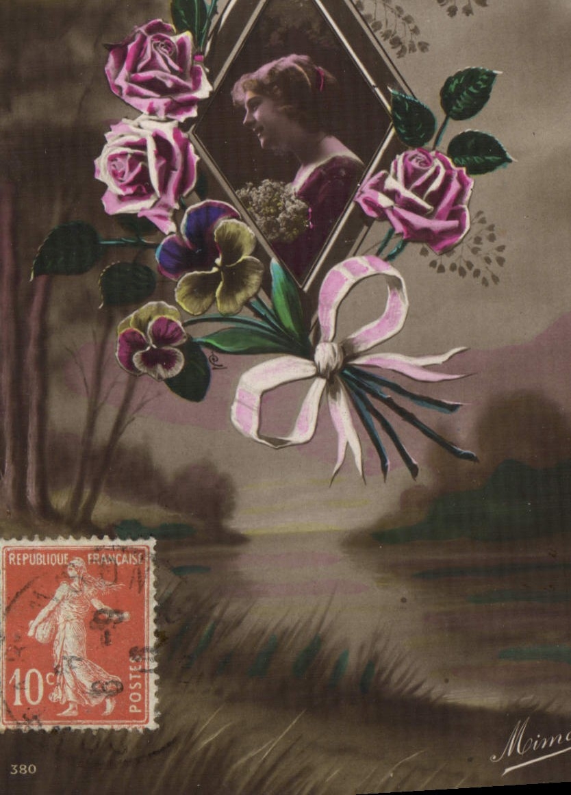 CPA Fantaisie Fleurs