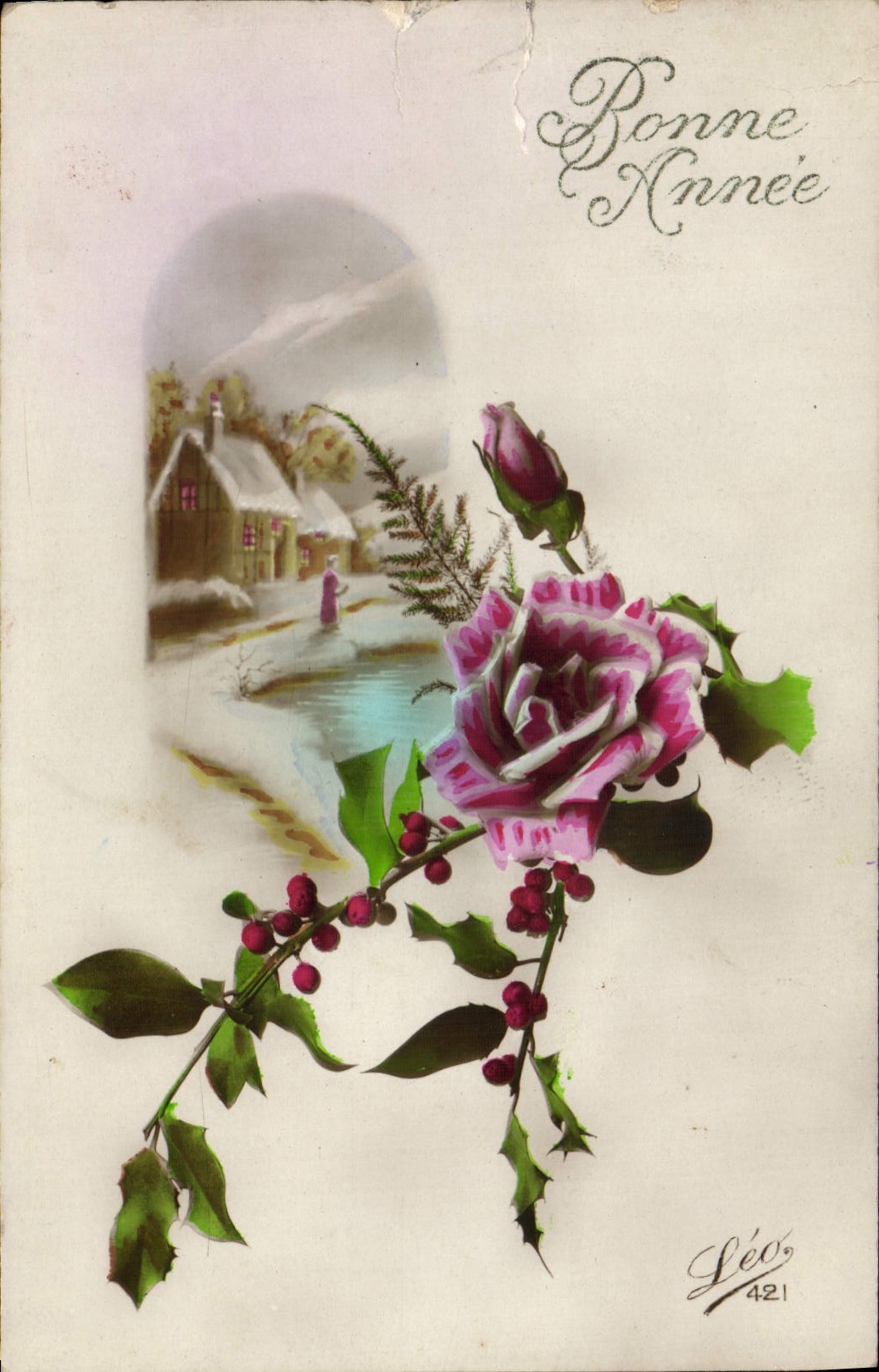 CPA Fantaisie Fleurs