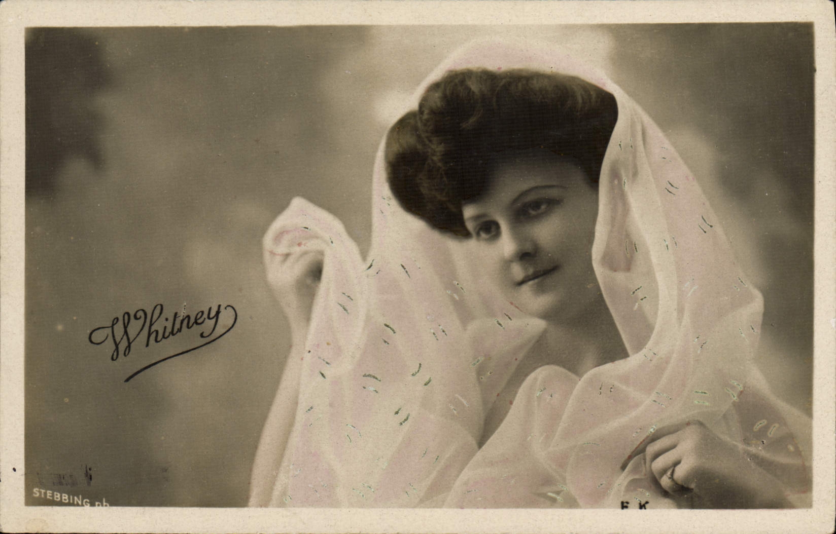 VINTAGE POSTCARD Fantasy Woman