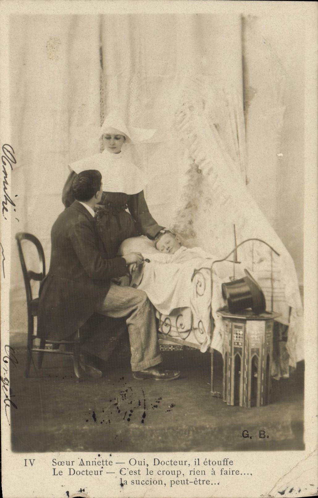 VINTAGE POSTCARD Fantasy Religious Woman