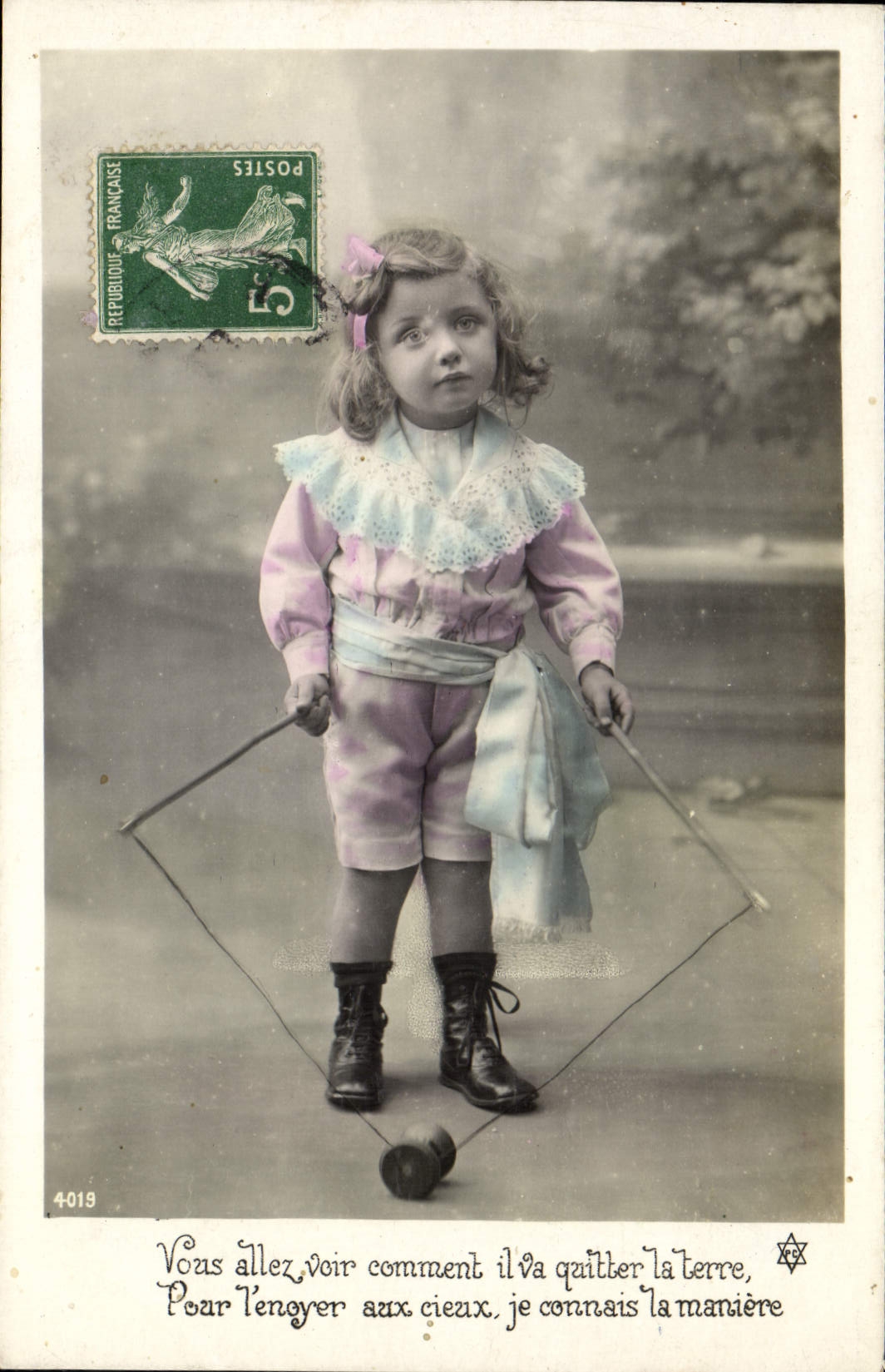 VINTAGE POSTCARD Fantasy Child