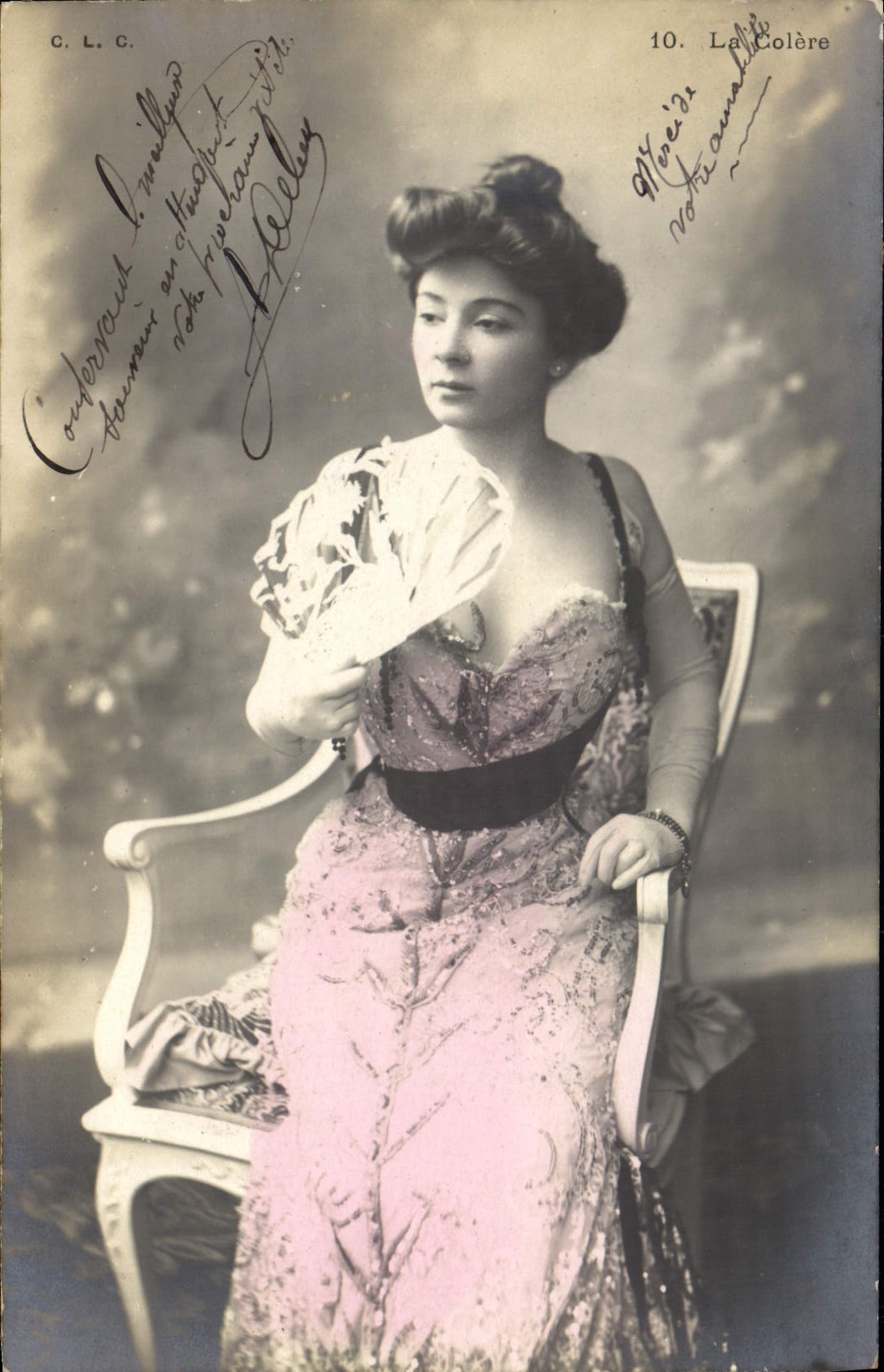 VINTAGE POSTCARD Fantasy Woman Range