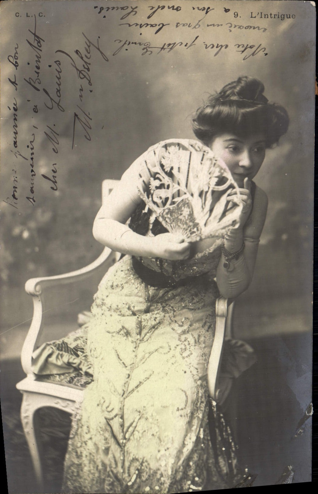 VINTAGE POSTCARD Fantasy Woman Range