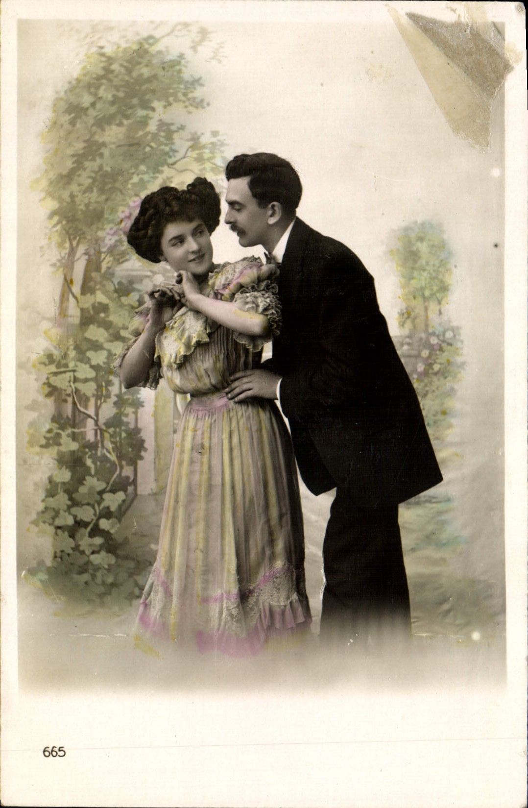 VINTAGE POSTCARD Fantasy Woman