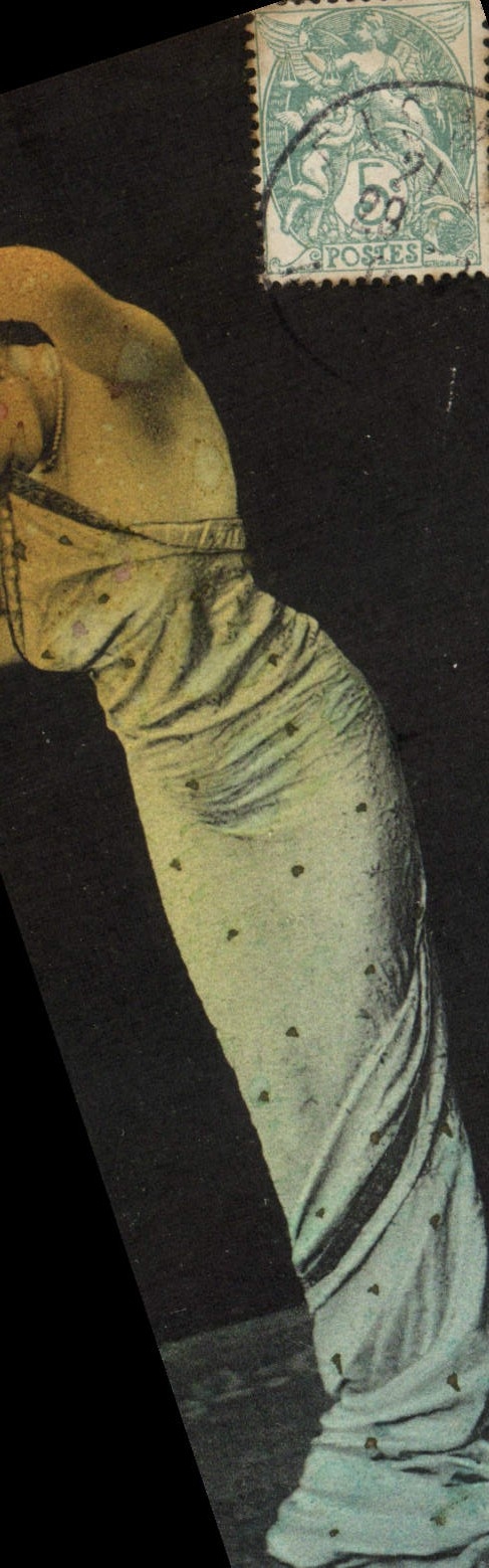 VINTAGE POSTCARD Fantasy Woman