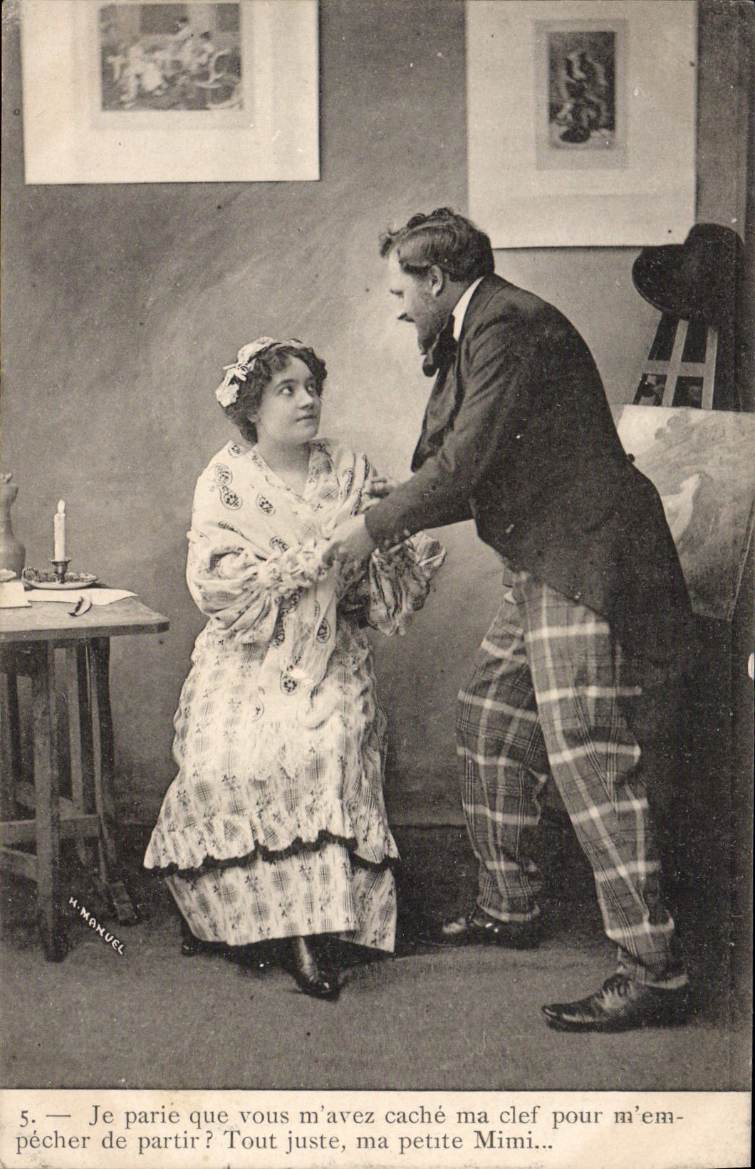 VINTAGE POSTCARD Fantasy Woman