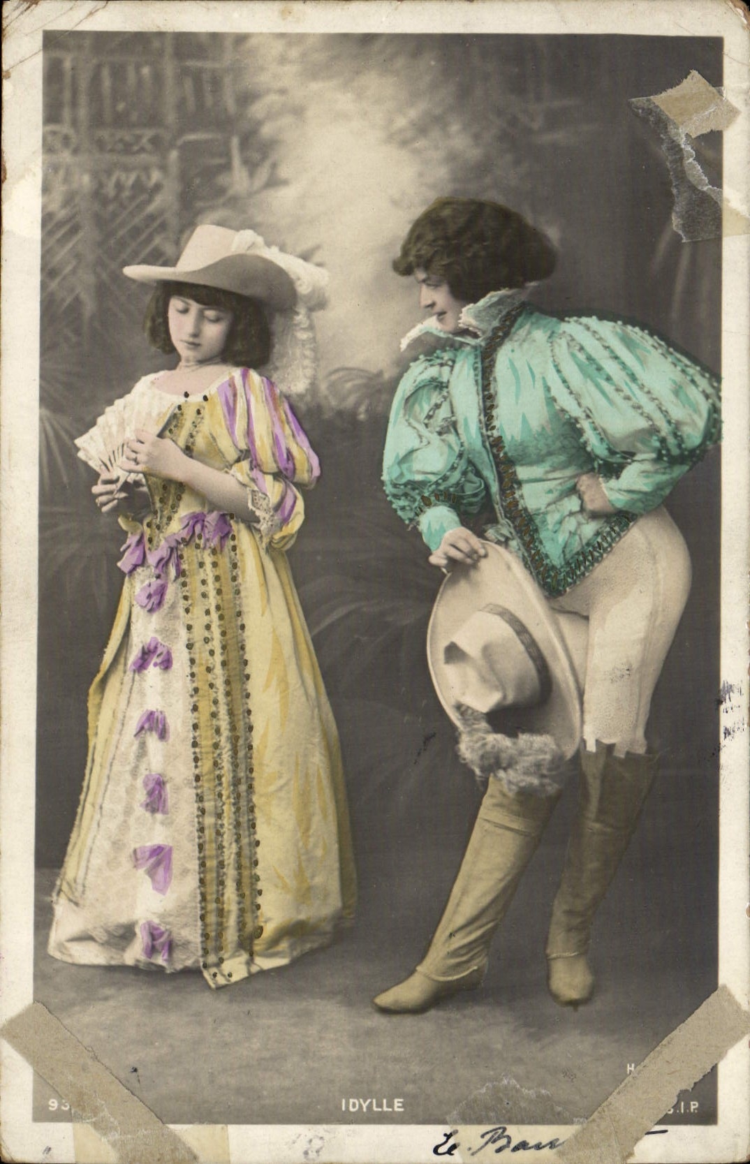 VINTAGE POSTCARD Fantasy Woman