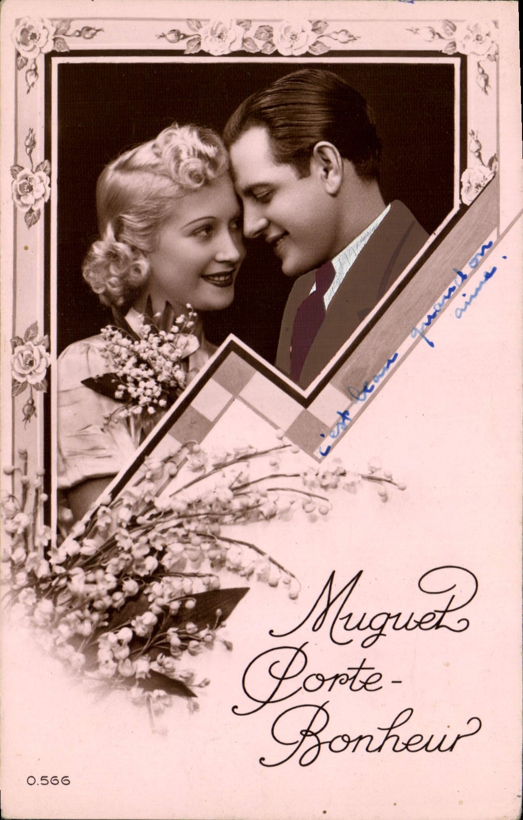 VINTAGE POSTCARD Fantasy Woman