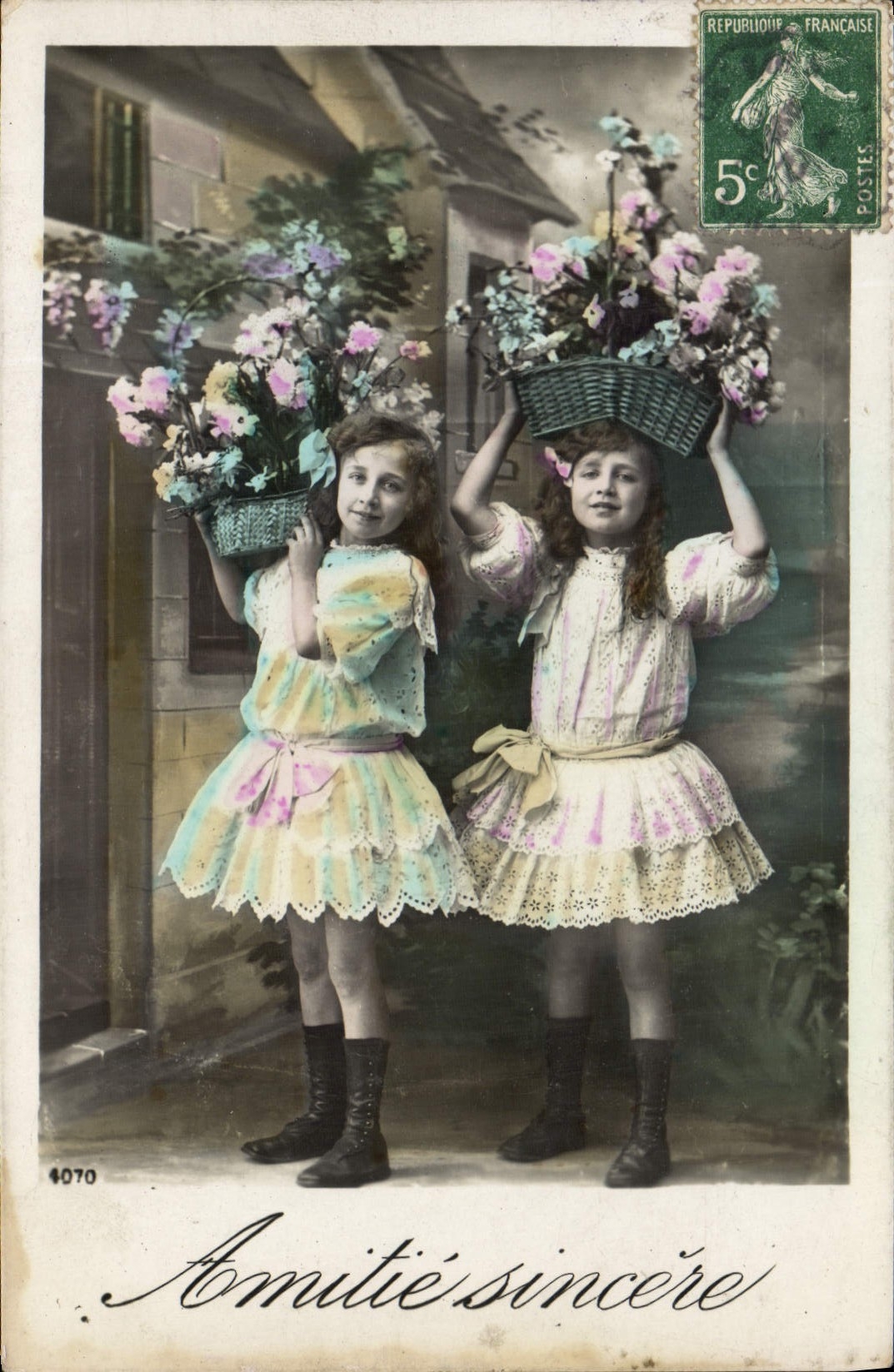 VINTAGE POSTCARD Fantasy Children