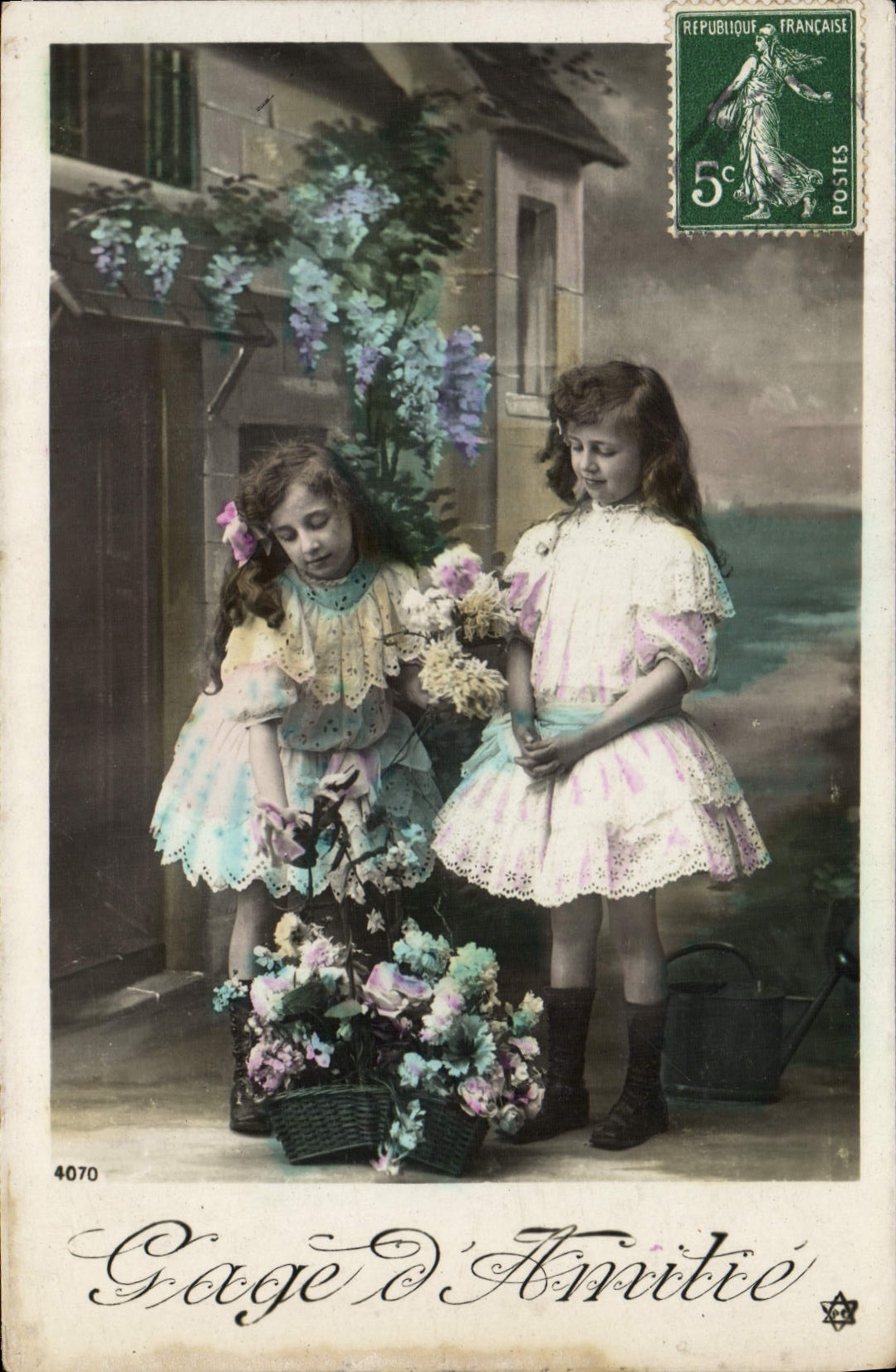 VINTAGE POSTCARD Fantasy Children