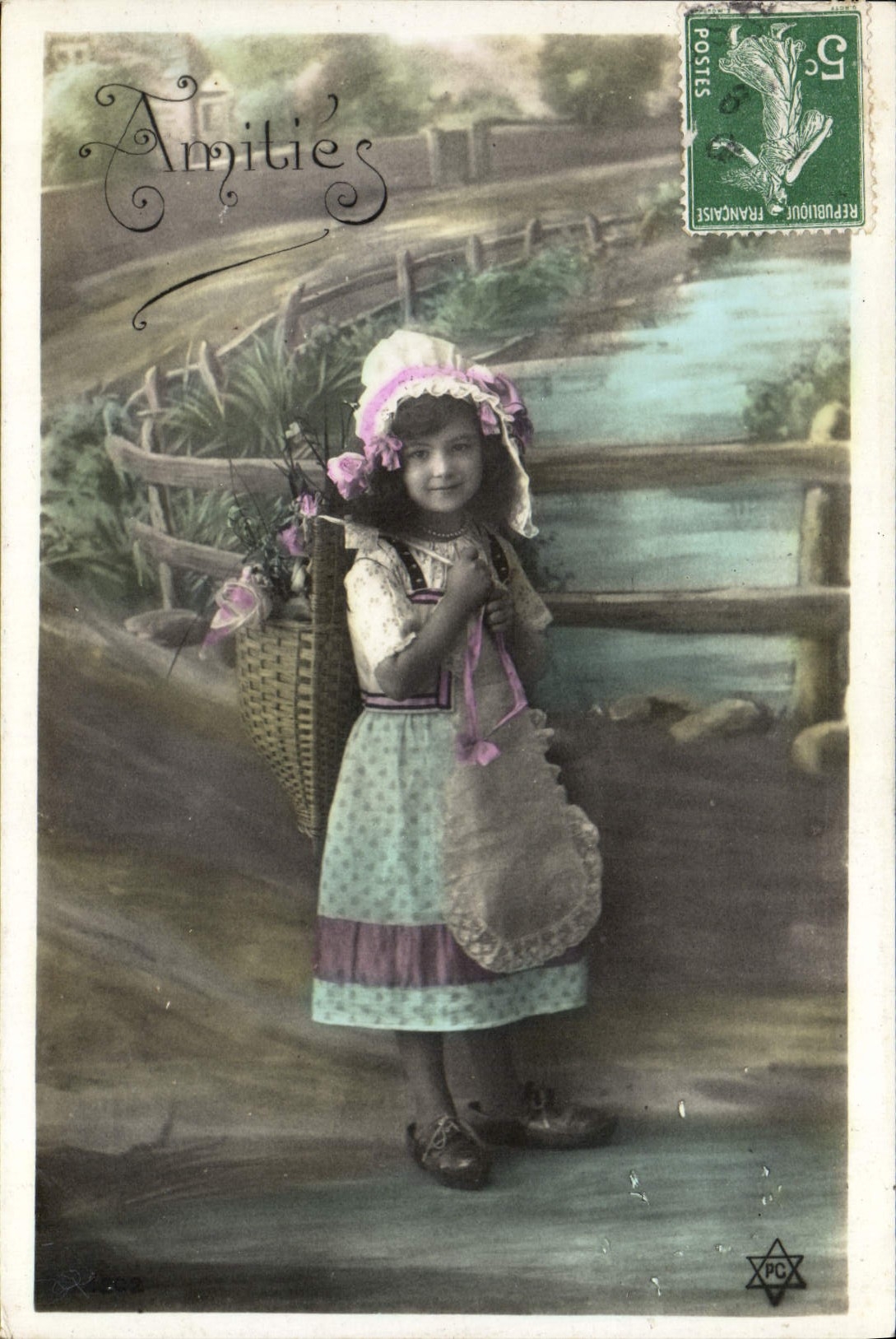 VINTAGE POSTCARD Fantasy Child