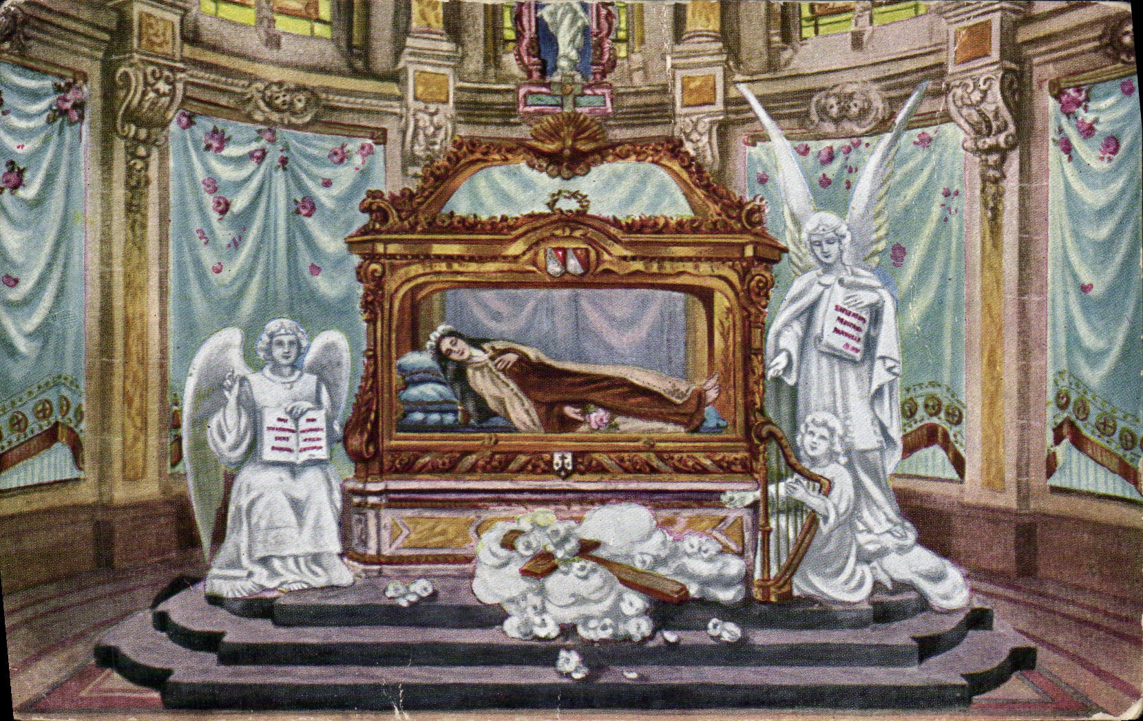 CPA Lisieux Chapelle et Chasse de Ste Therese de l'Enfant Jesus 