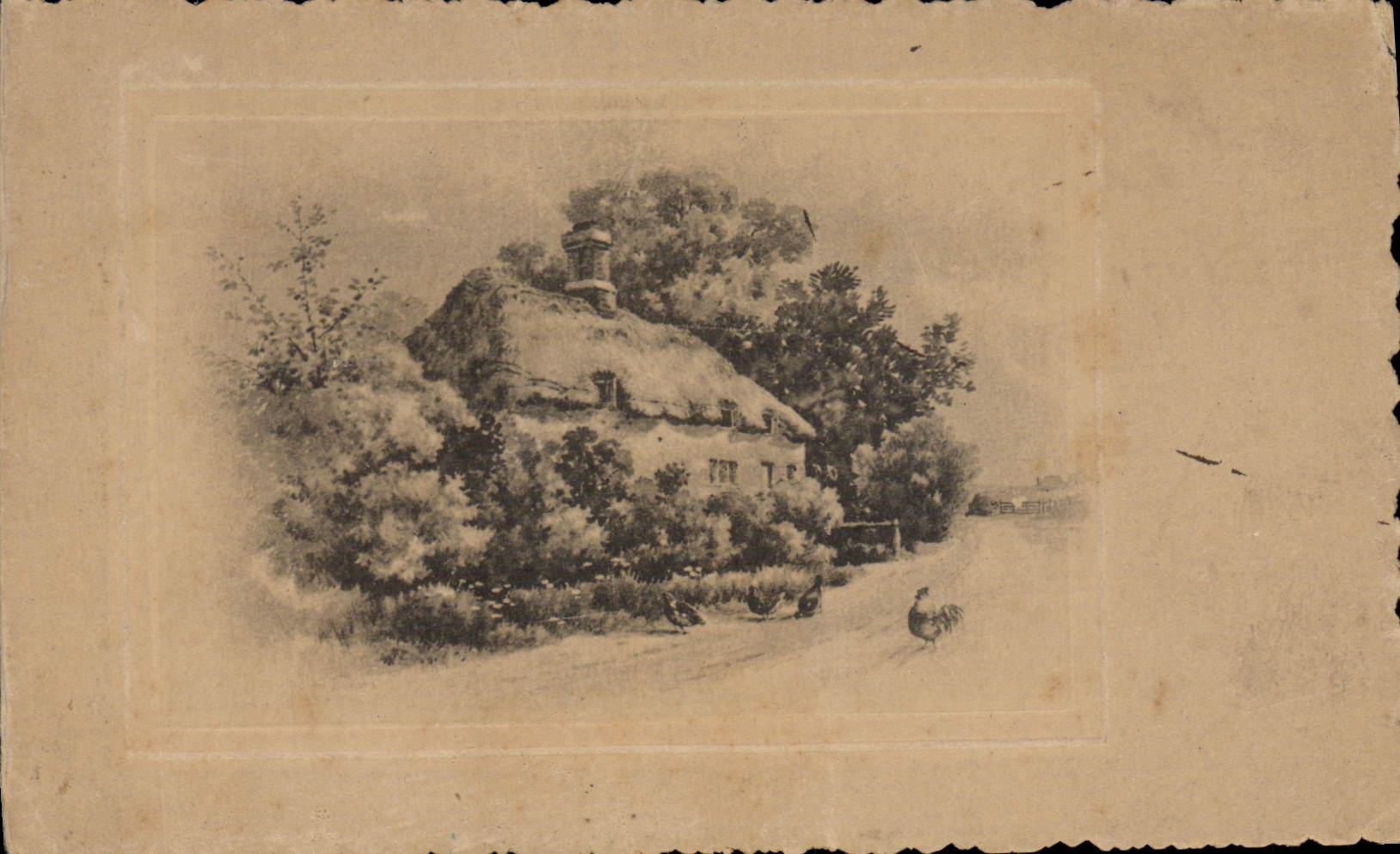 VINTAGE POSTCARD Fantasy House