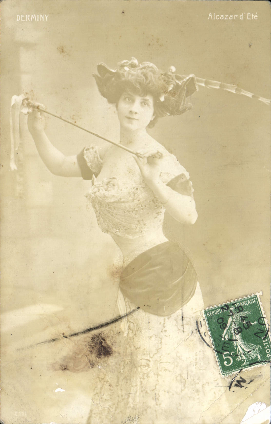 CPA Fantaisie Femme Alcazard d'Ete