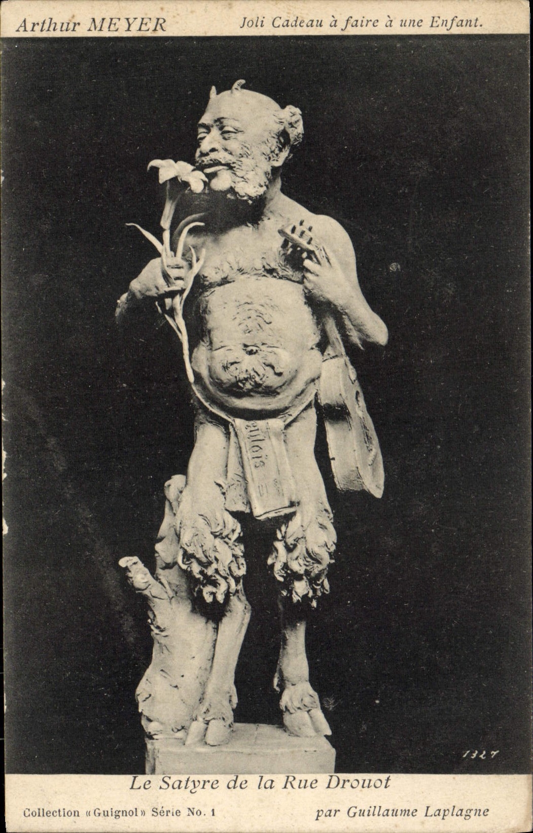 CPA Arthur Meyer Le satyre de la rue Drouot Paris 