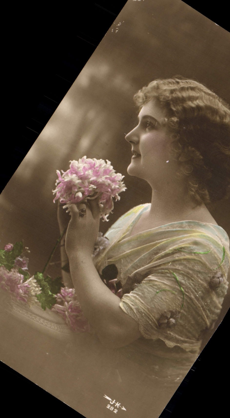 VINTAGE POSTCARD Fantasy Woman