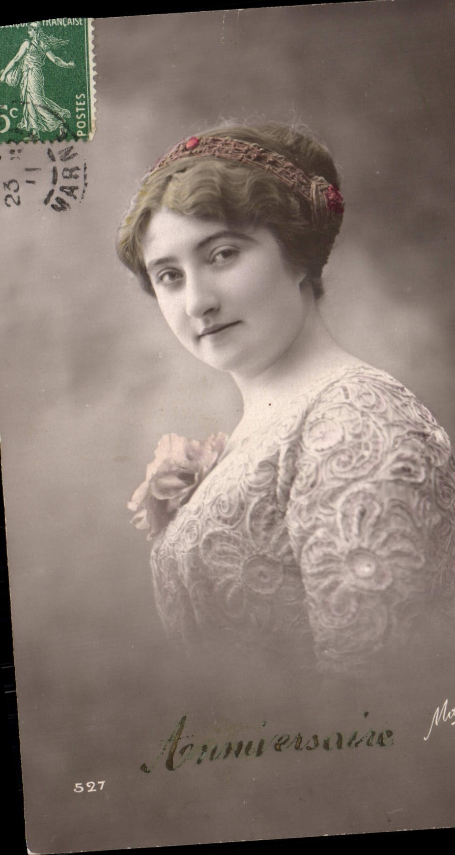 VINTAGE POSTCARD Fantasy Woman