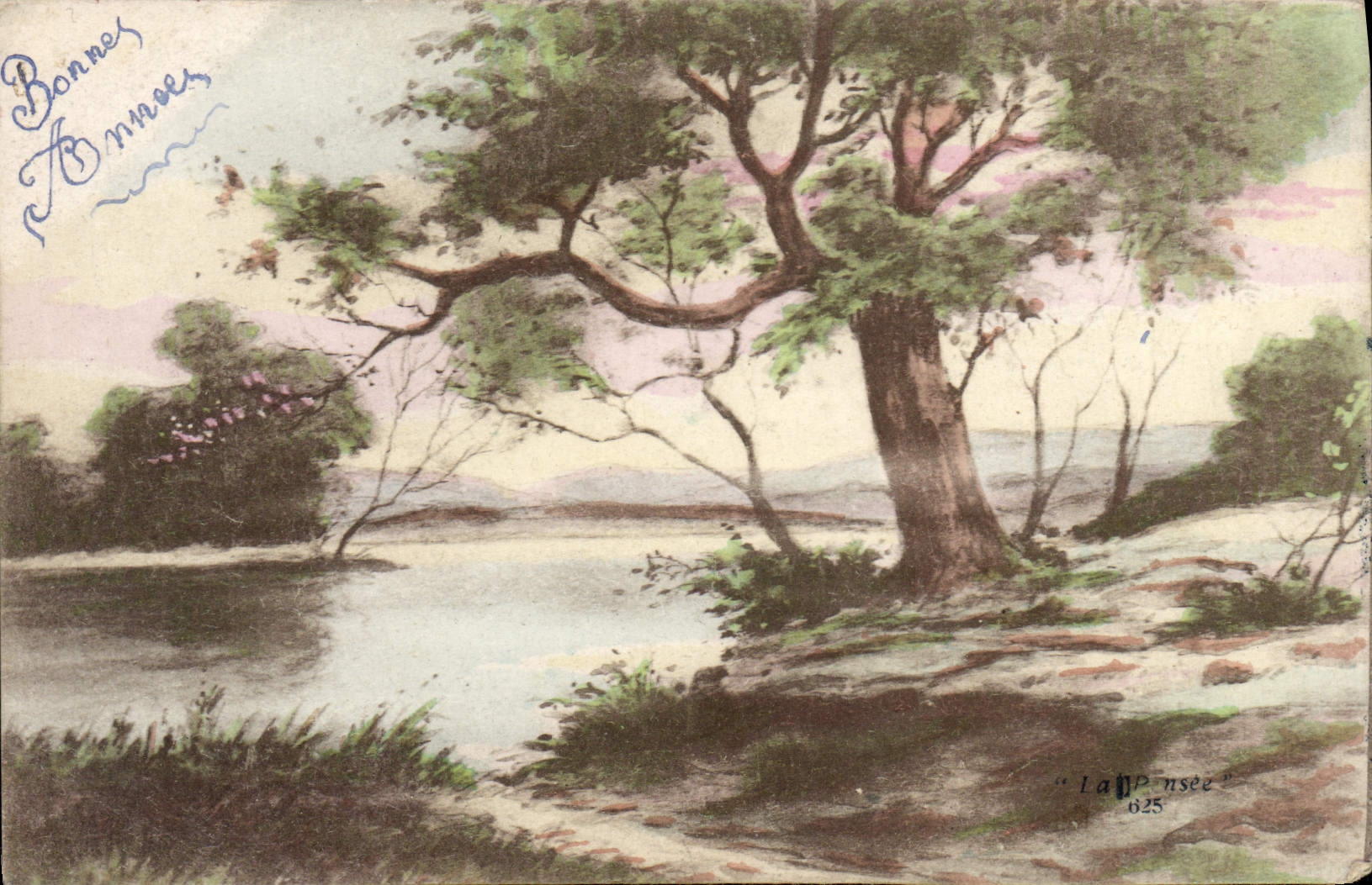 VINTAGE POSTCARD Fantasy Landscape