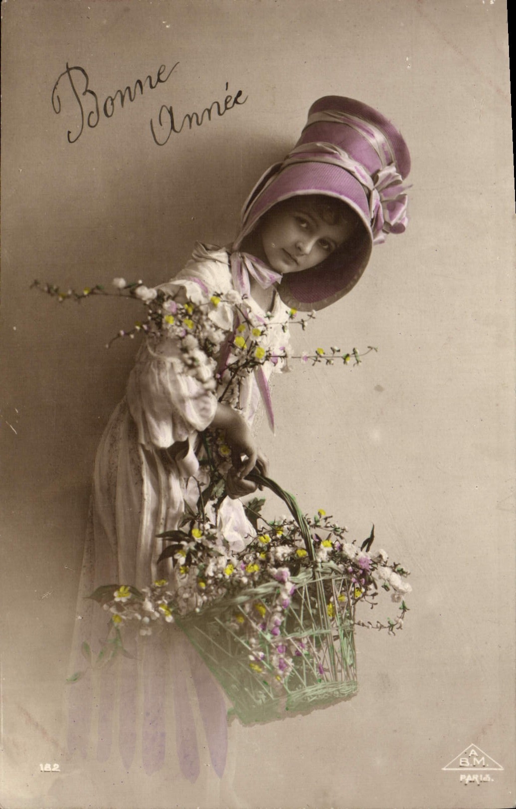 VINTAGE POSTCARD Fantasy Woman