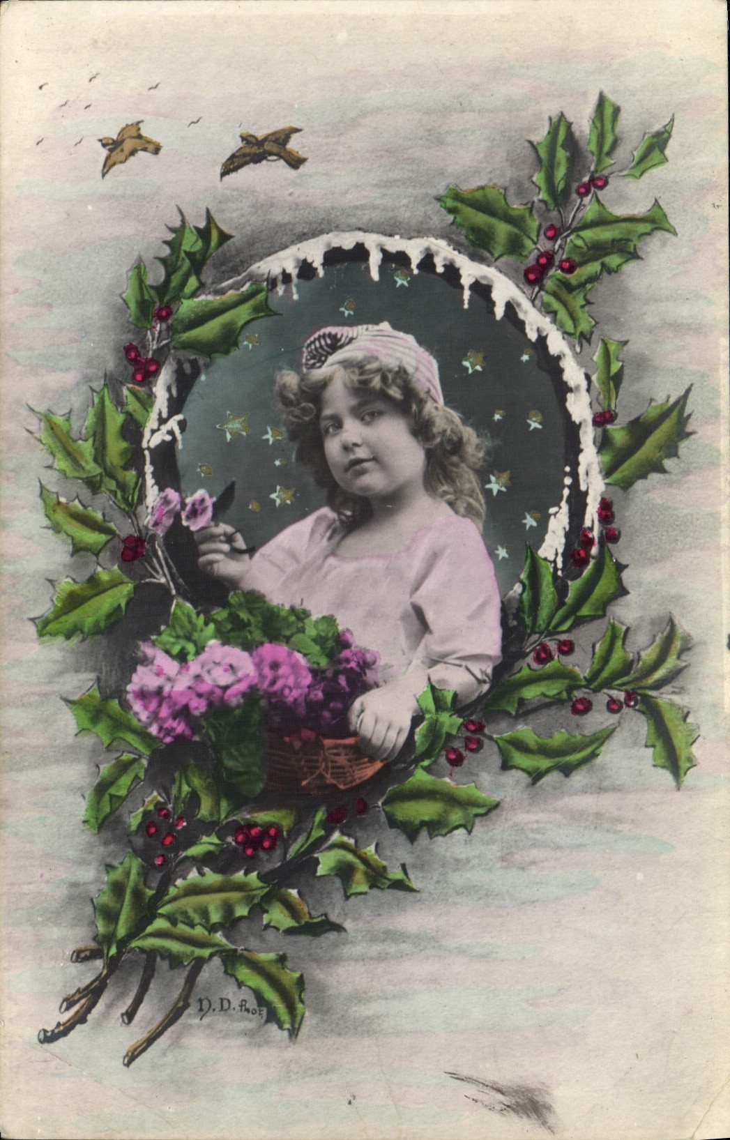 VINTAGE POSTCARD Fantasy Child