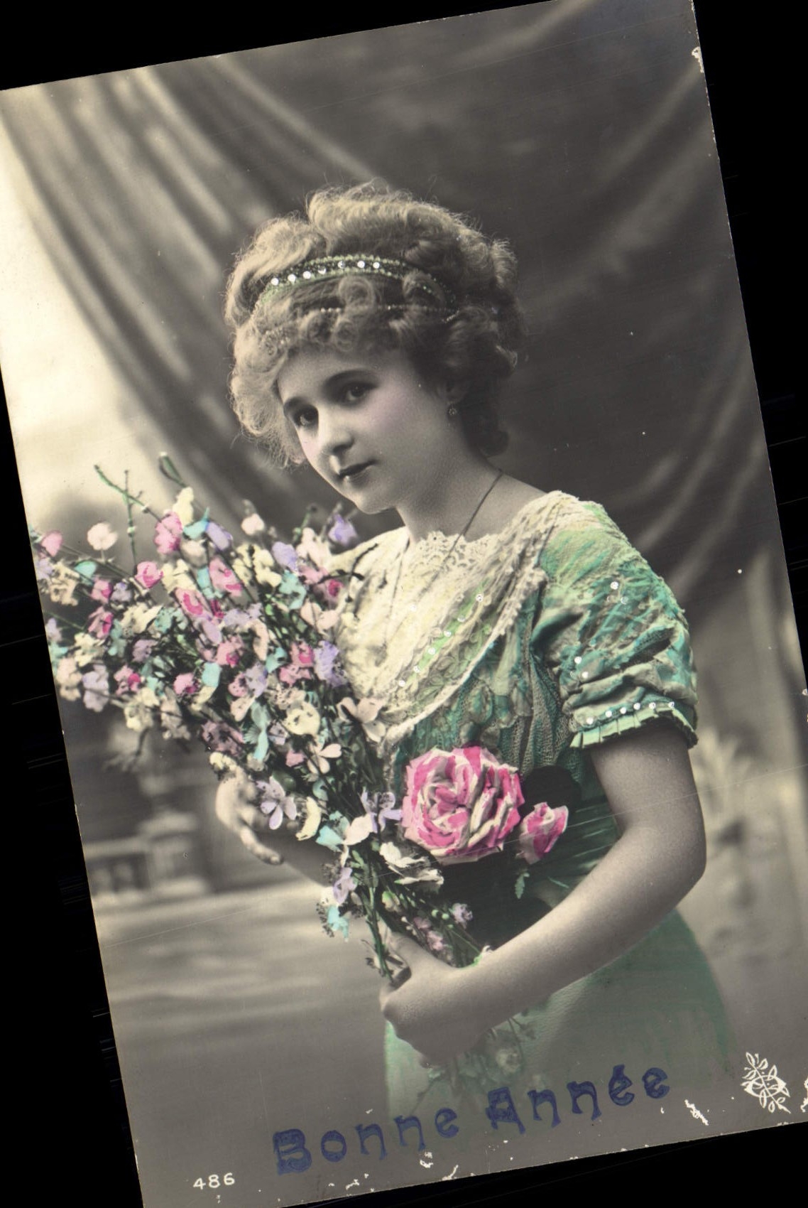 VINTAGE POSTCARD Fantasy Woman