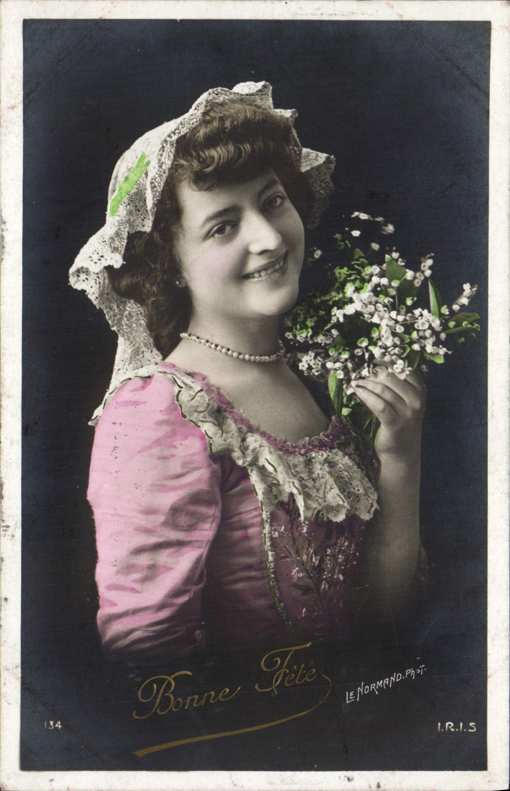 VINTAGE POSTCARD Fantasy Woman
