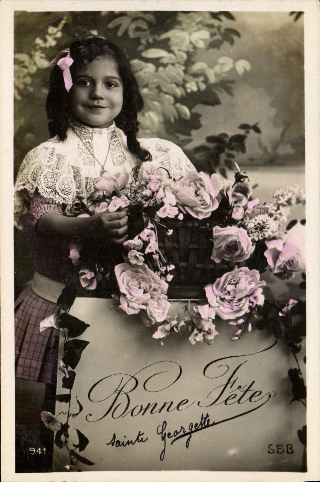 VINTAGE POSTCARD Fantasy Child