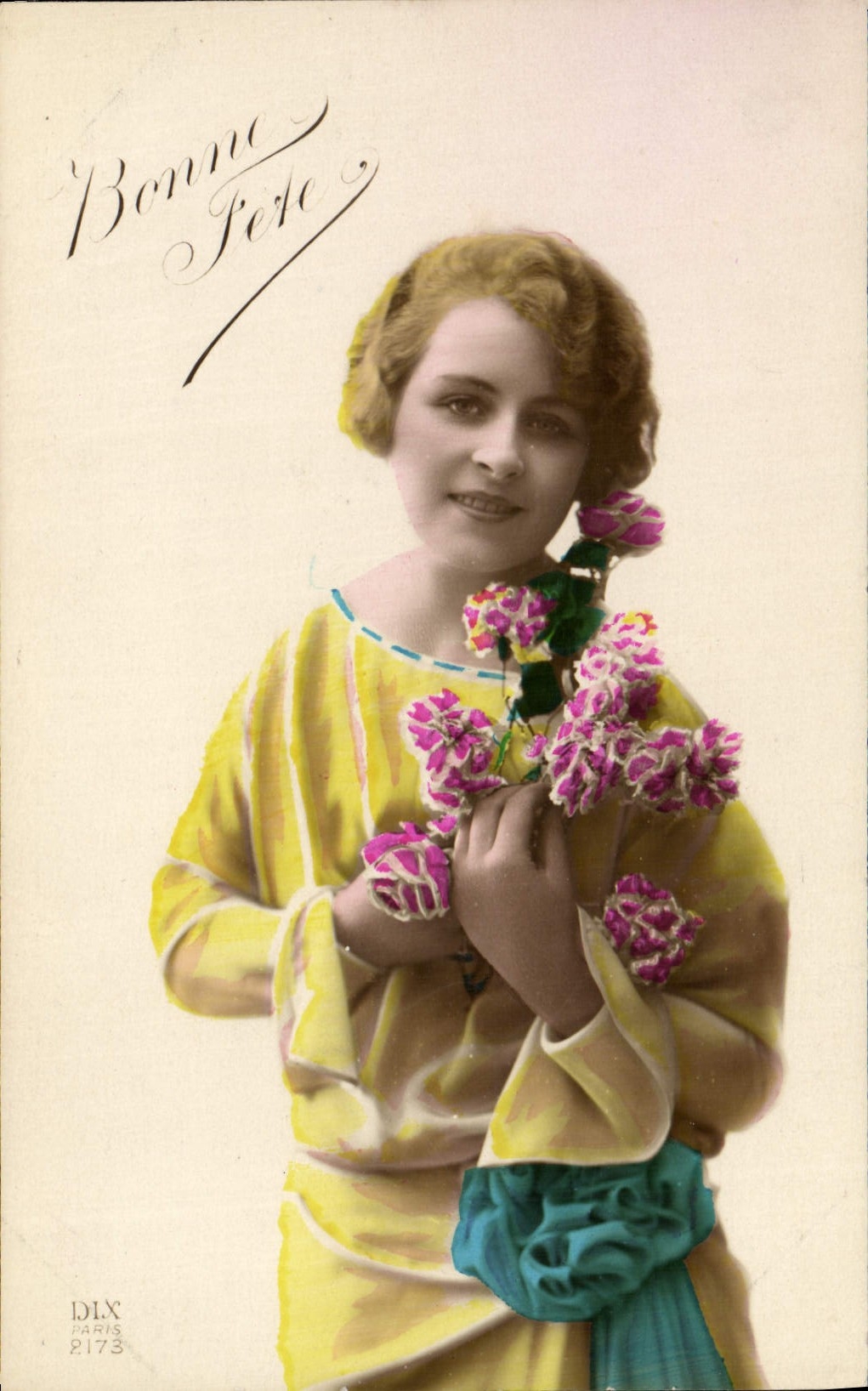 VINTAGE POSTCARD Fantasy Woman